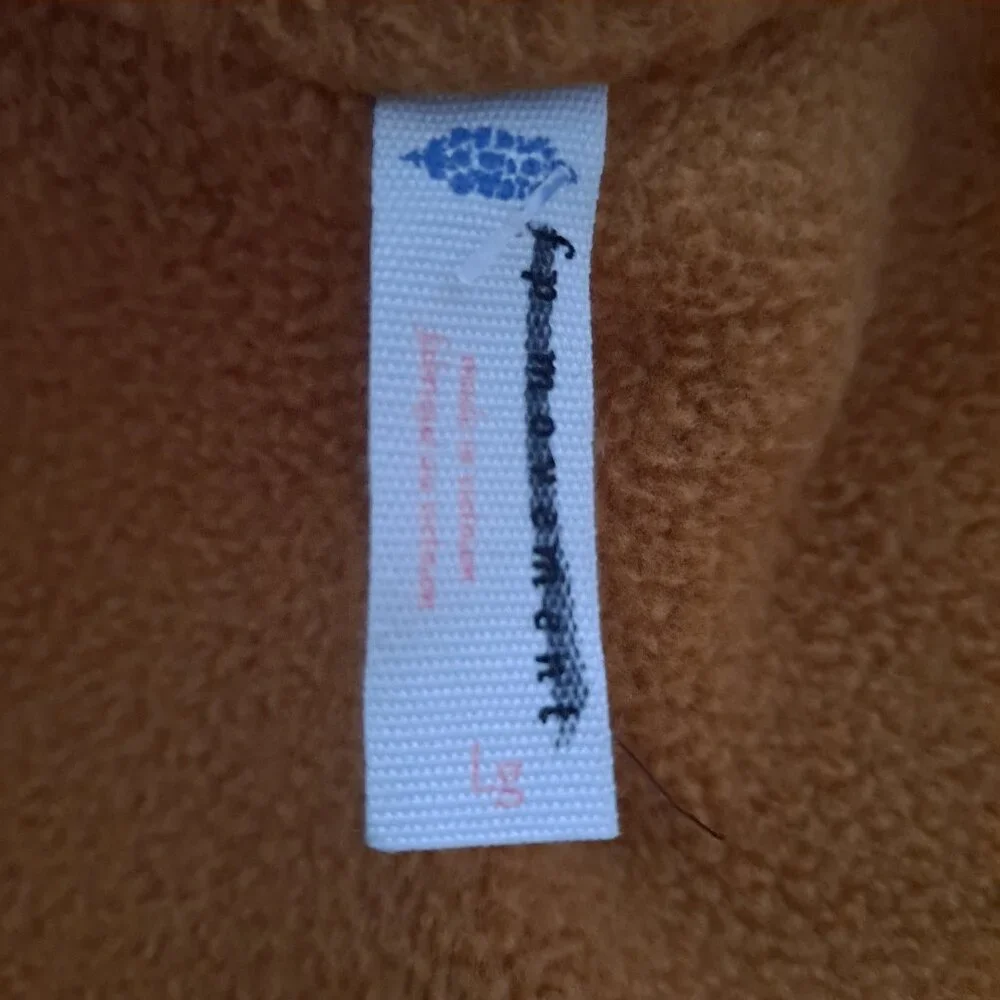 Free People Mustard Yellow Sherpa Jacket